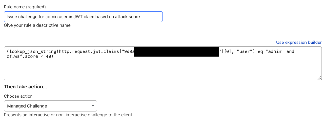 User-Specific JWT Claim Mitigation — JWT設定例